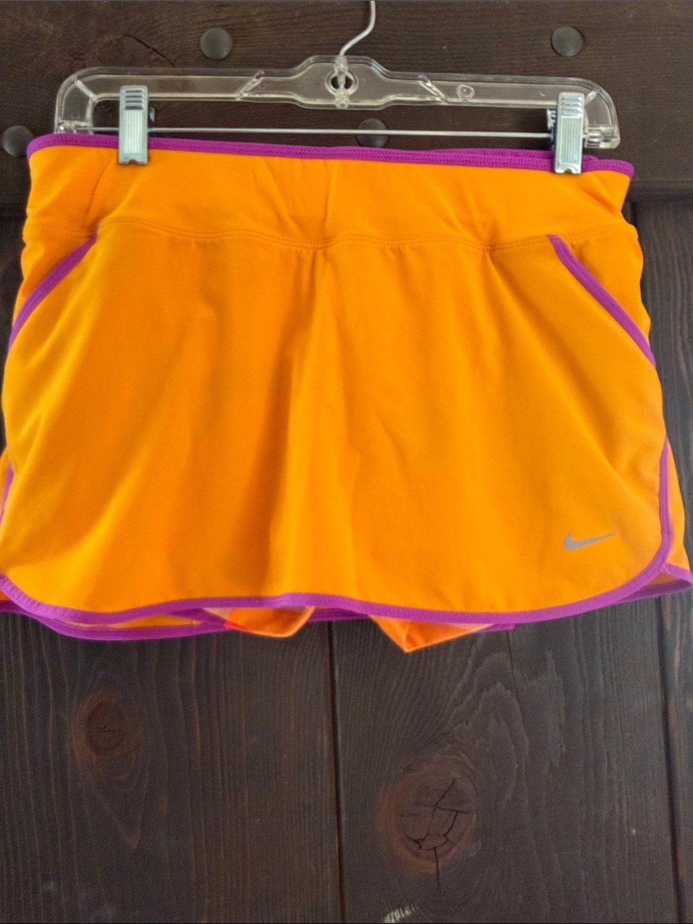 Nike Women's Orange Skort with Pink Trim
